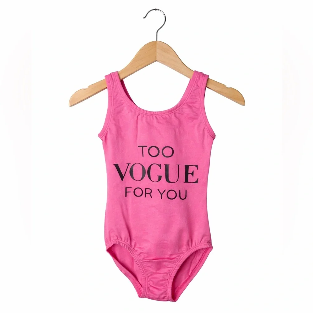 Too Vogue For You Leotard. Excellent Condition. Size 2/4. Small Shop Made